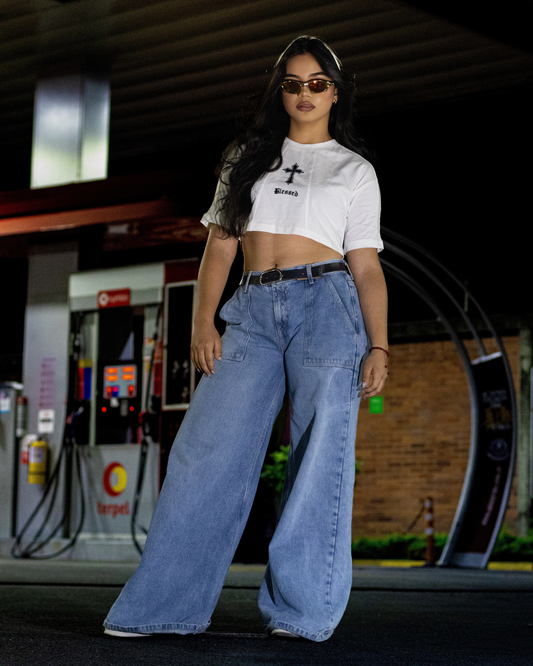 BLUSA OVERSIZE CORTA CRUZ