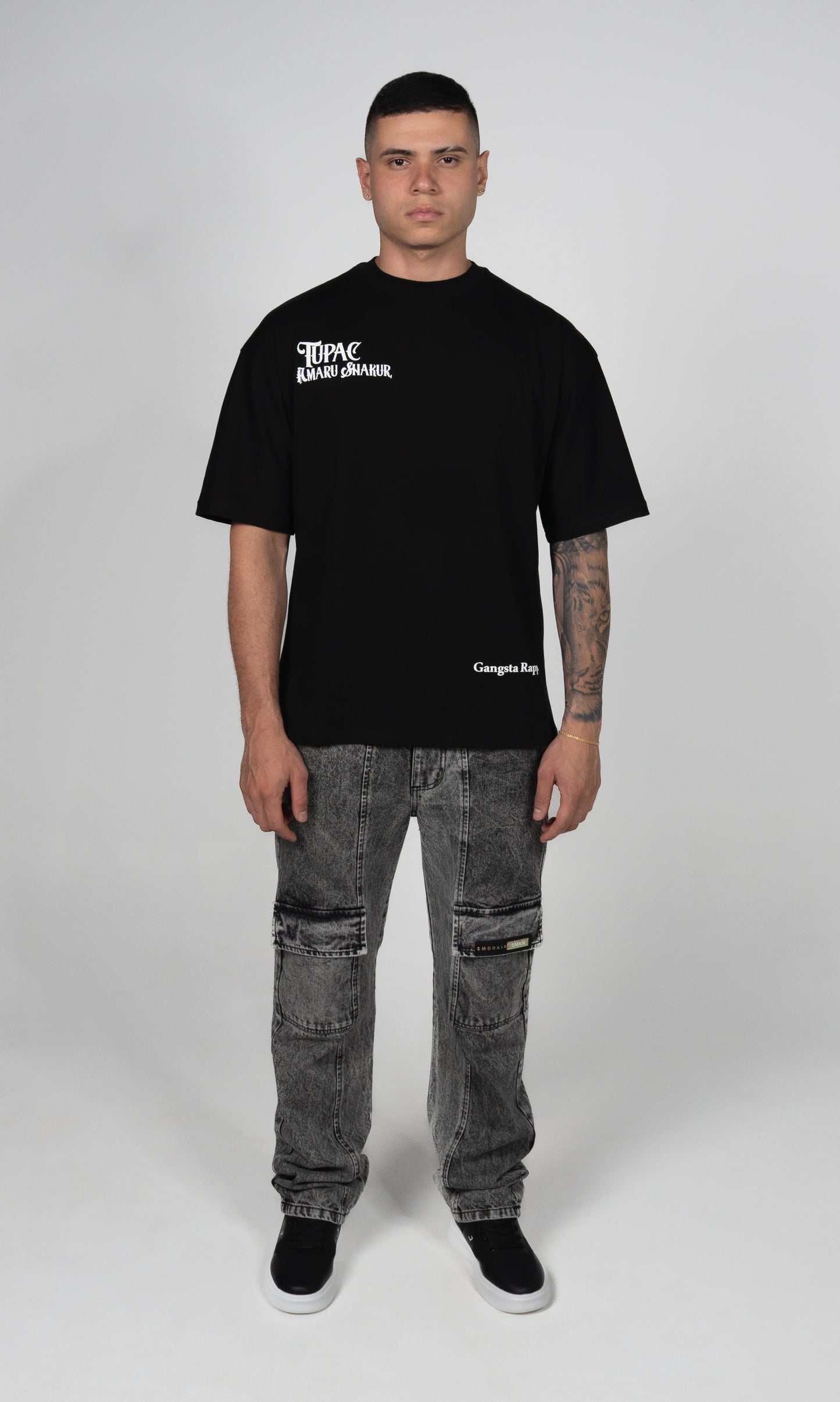 CAMISETA OVERSIZE 2PAC GANGSTA