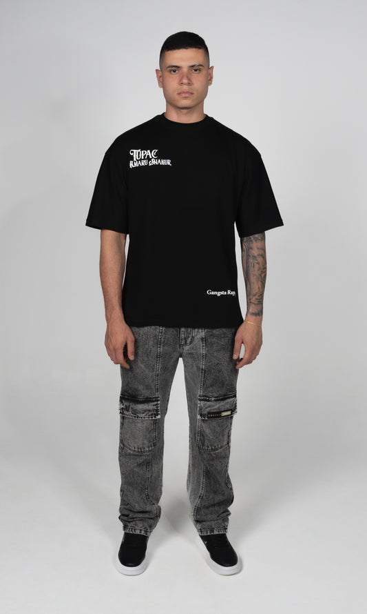 CAMISETA OVERSIZE 2PAC GANGSTA