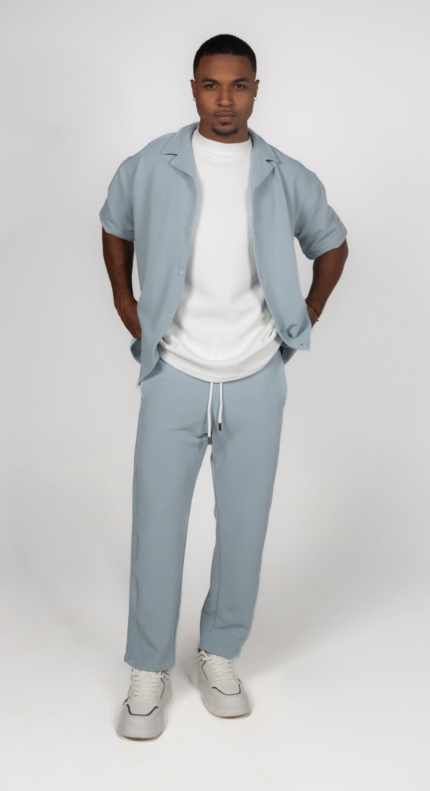 CAMISA CONJUNTO AZUL BEBE