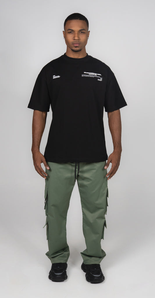 CAMISETA OVERSIZE NEGRA OSO 24