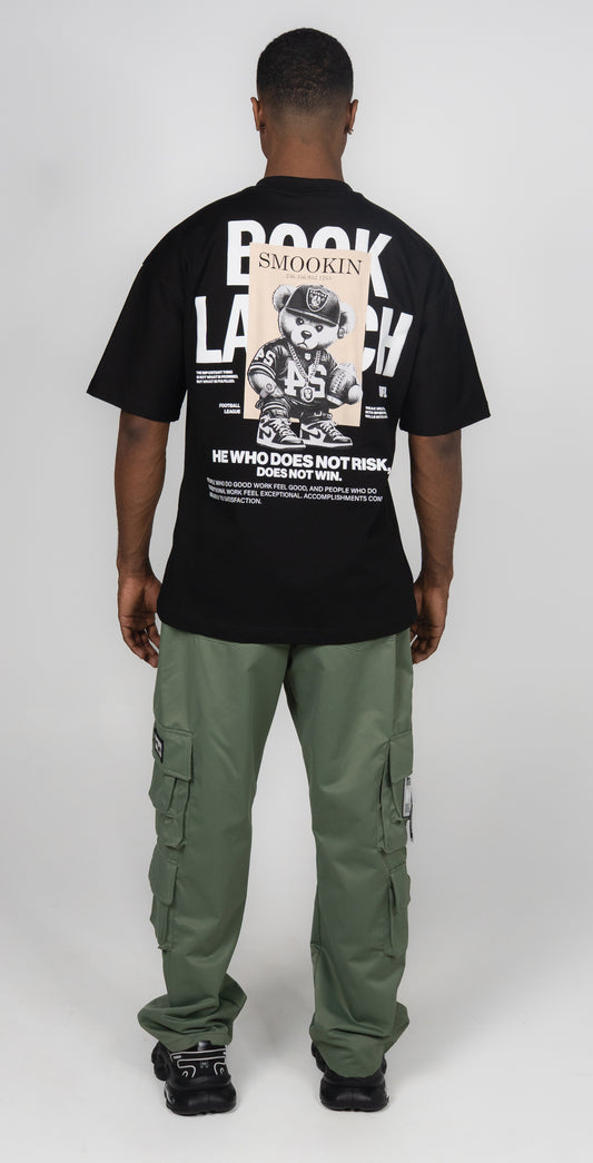 CAMISETA OVERSIZE NEGRA OSO 24