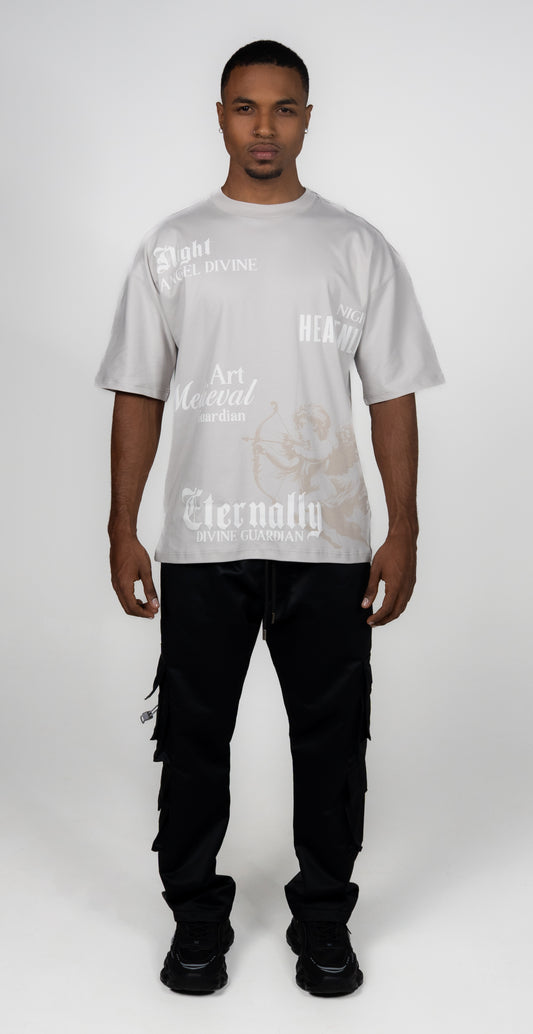 CAMISETA OVERSIZE HUMO ANGELES ETERNALLY
