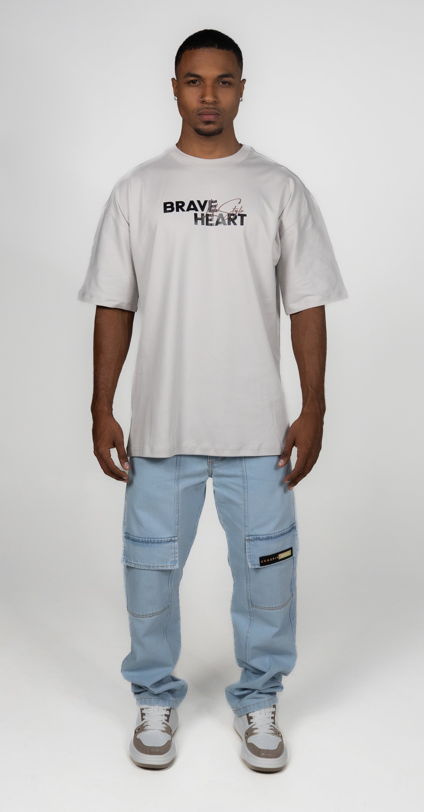 CAMISETA OVERSIZE HUMO 2PAC BRAVE HEART