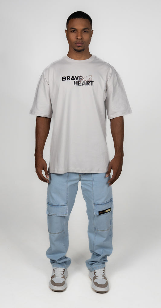 CAMISETA OVERSIZE HUMO 2PAC BRAVE HEART