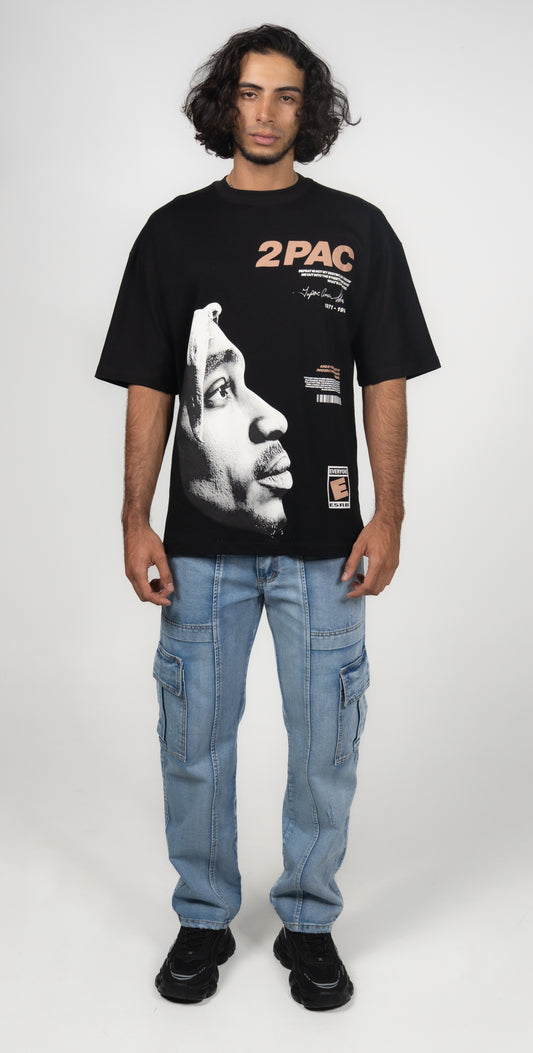 CAMISETA OVERSIZE TUPAC COSTADO