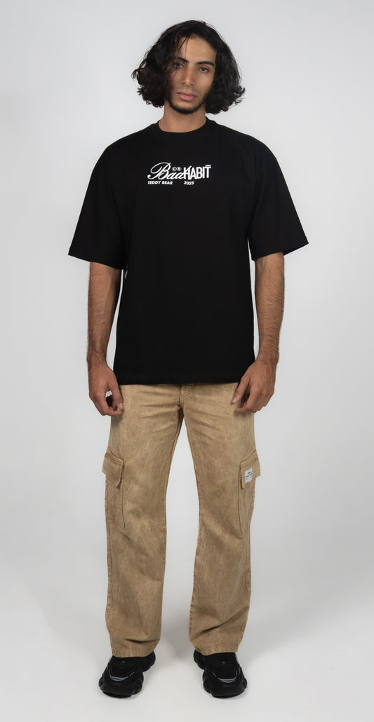 CAMISETA OVERSIZE OSO CADENA BAD HABIT