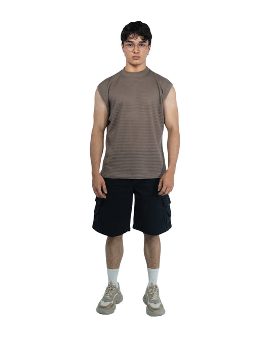 CAMISILLA TEXTURA CAFE