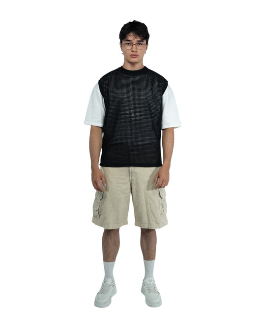 CAMISILLA NEGRA TEXTURA