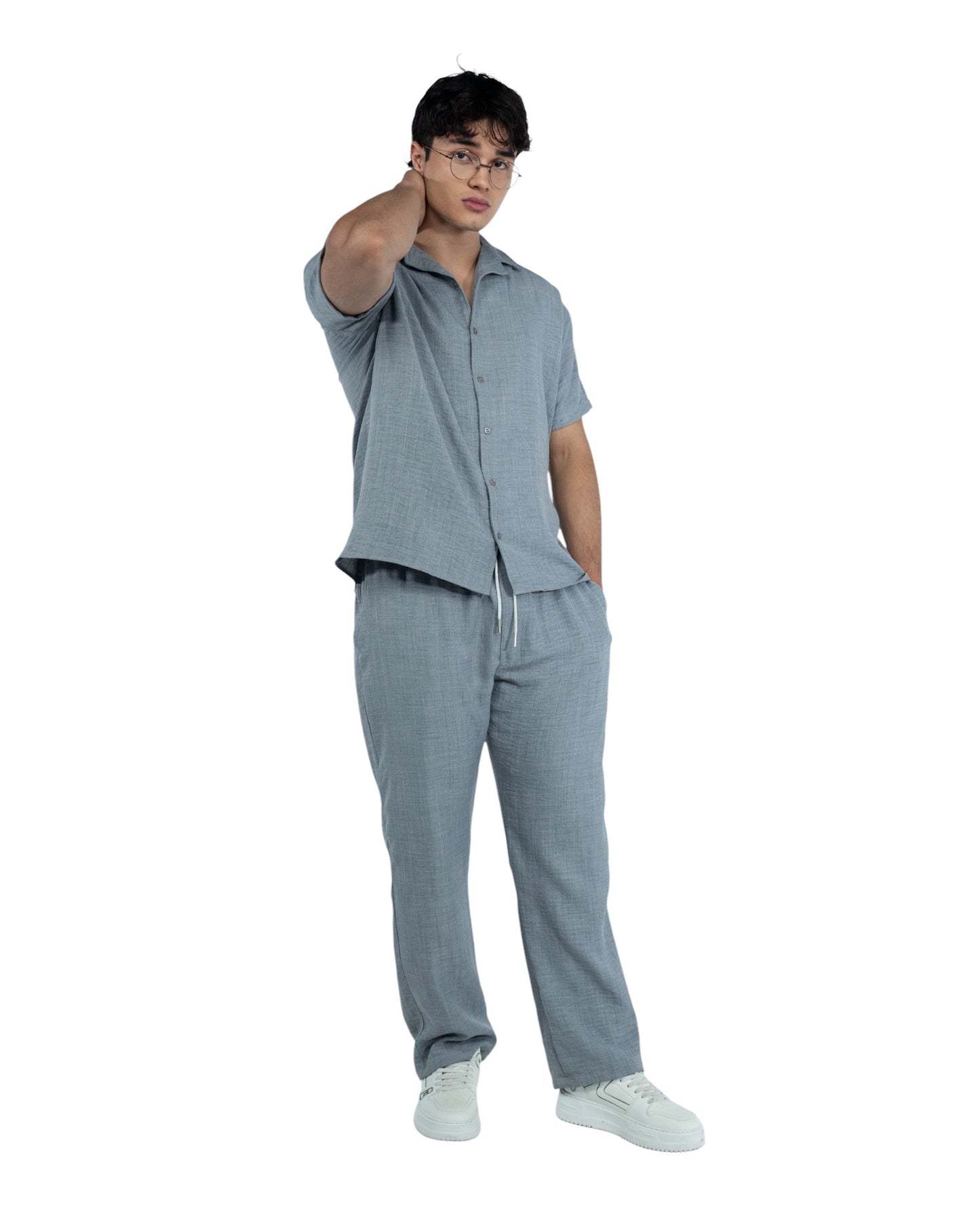 CONJUNTO AZUL TEXTURA