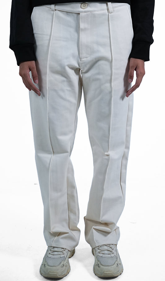 PANTALON DRILL BLANCO MARFIL