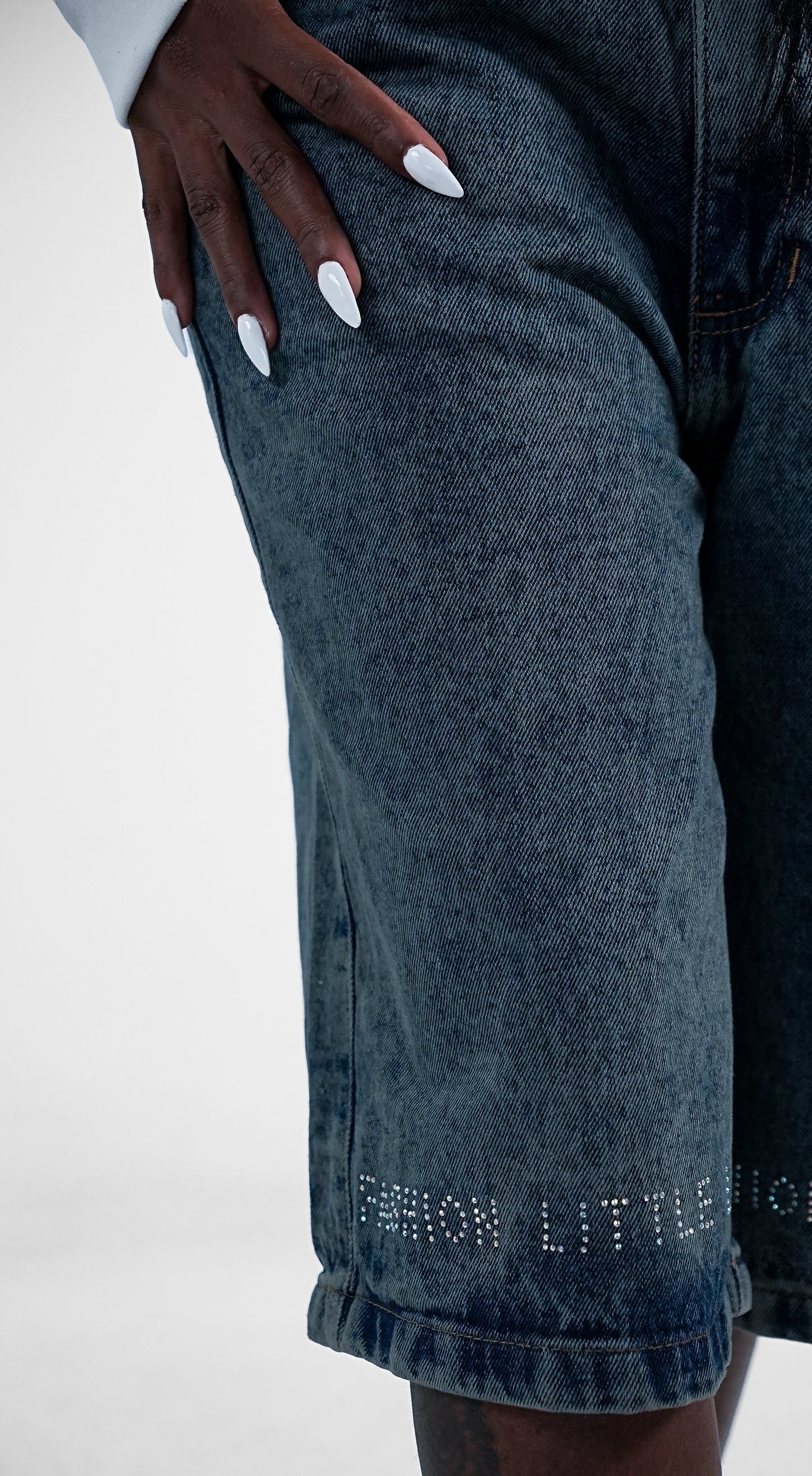 JORTS DENIM FASHION LITTLE LOOK