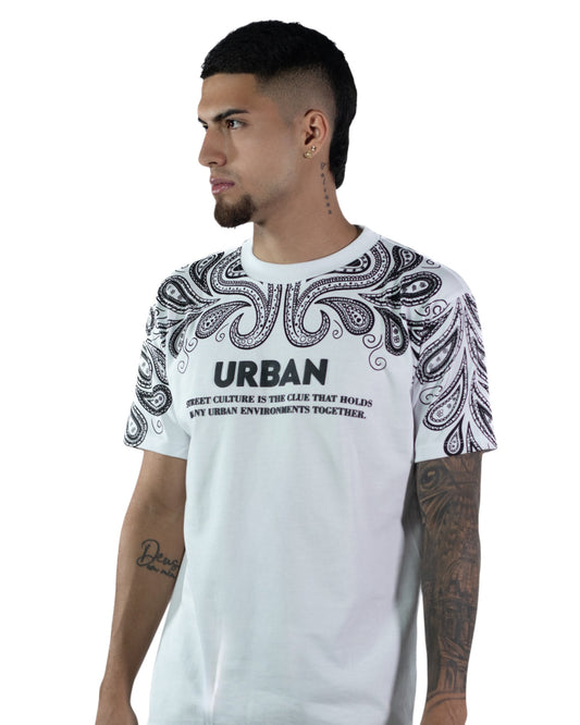 CAMISETA BÁSICA BLANCA URBAN