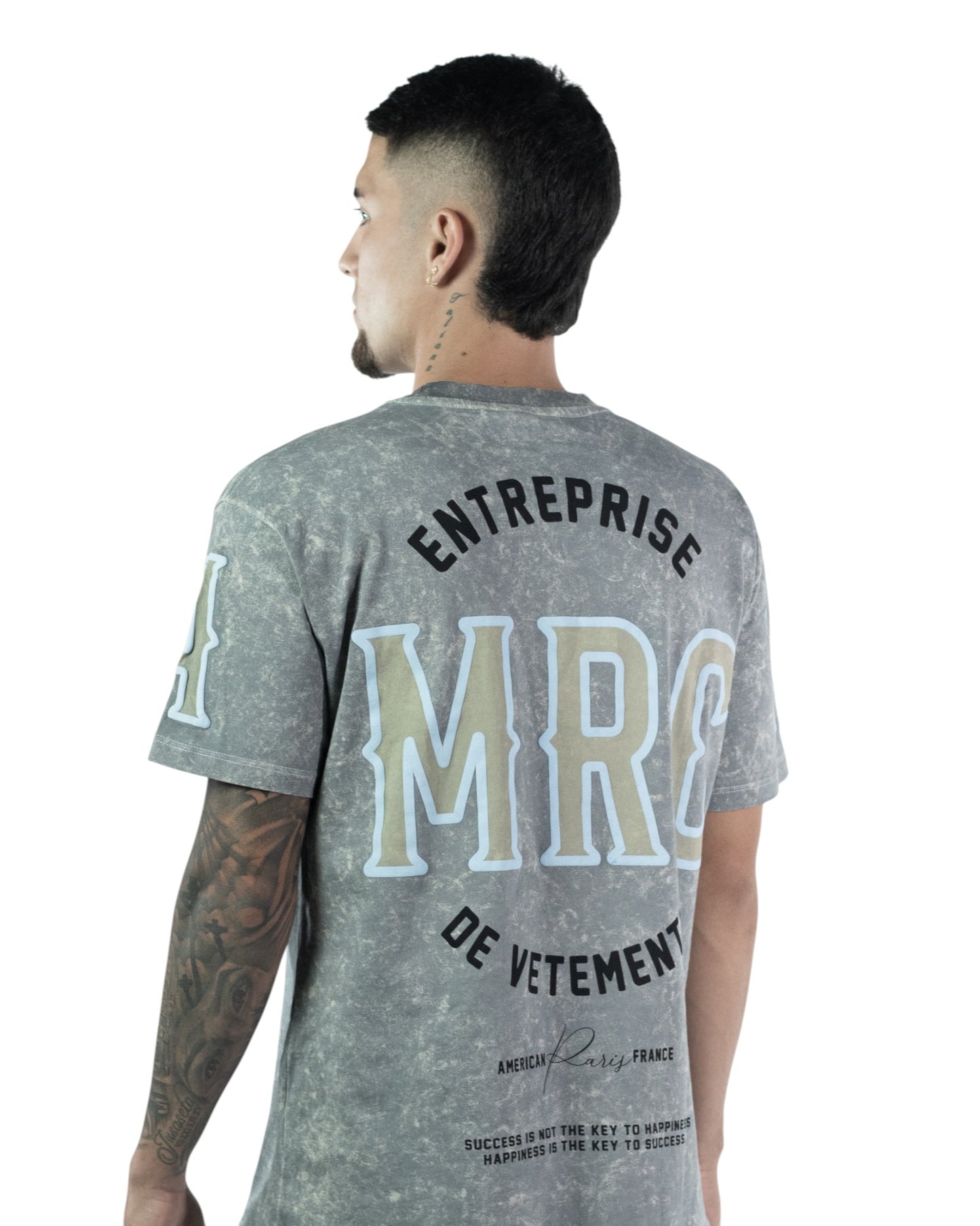 CAMISETA ACID WASH GRIS MRC