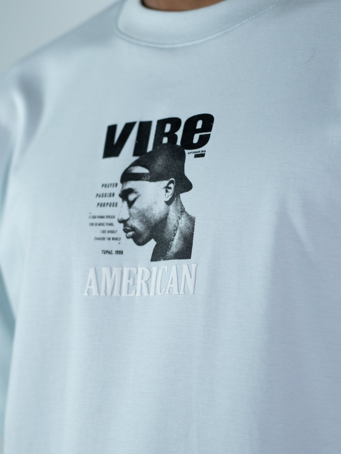 CAMISETA BÁSICA AZUL VIBE
