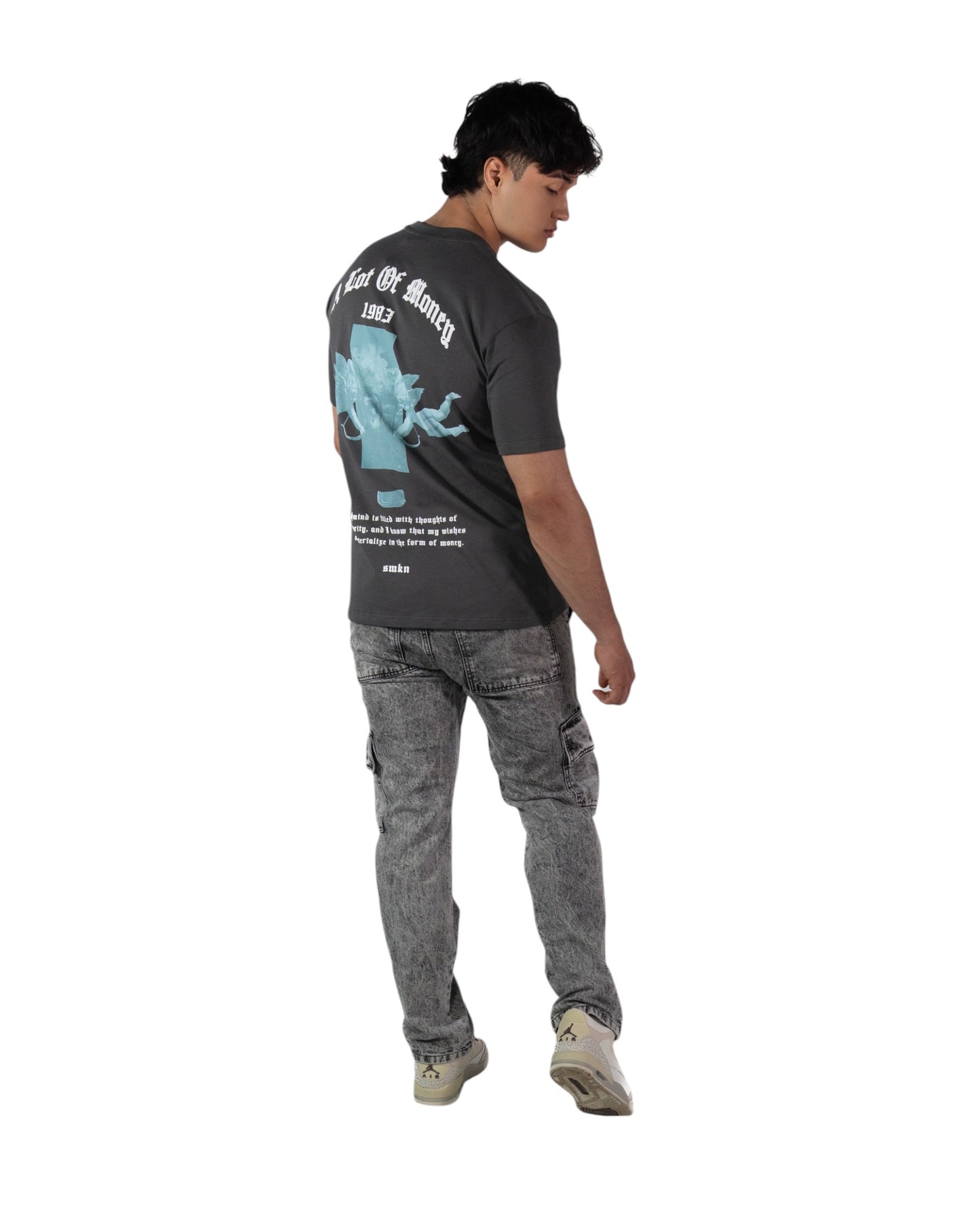 CAMISETA BASICA LOT OF MONEY