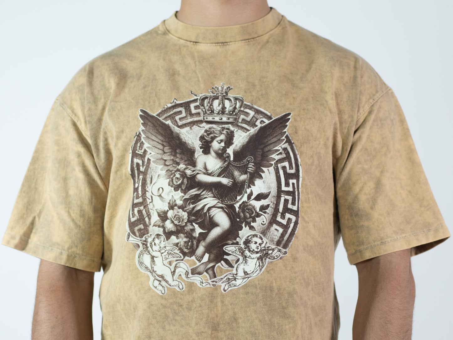 CAMISETA OVERSIZE ACID WASH ANGEL
