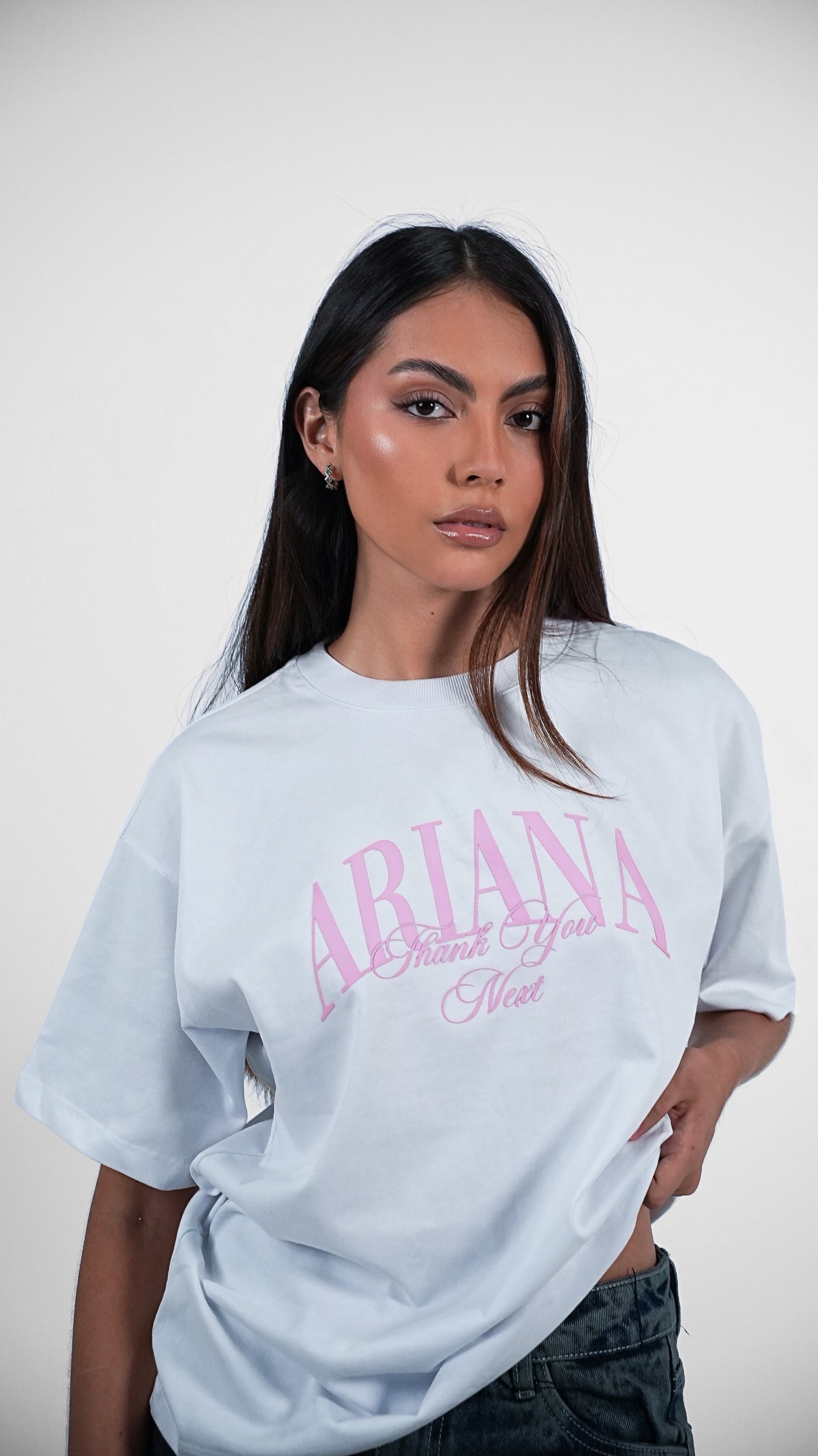 BLUSA BLANCA THANK U NEXT