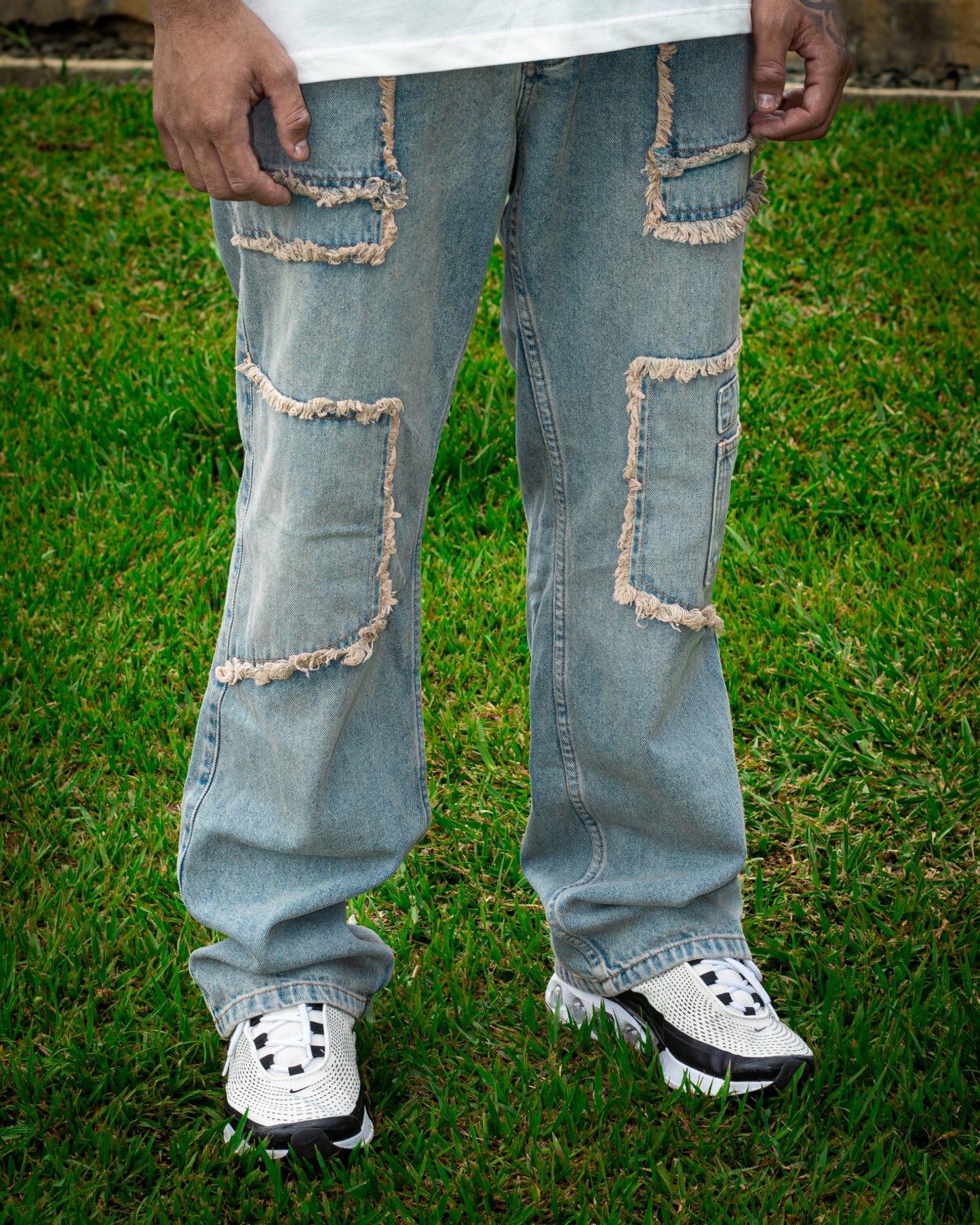 JEAN BAGGY CLARO DESGASTES