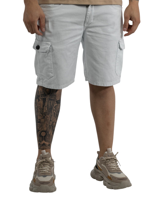 SHORT CARGO BLANCO