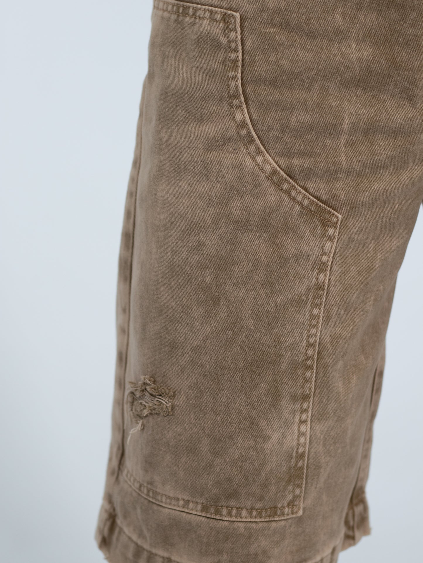 SHORT ACID WASH CAFE