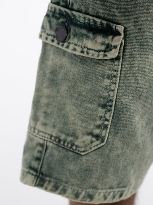 BERMUDA ACID WASH VERDE