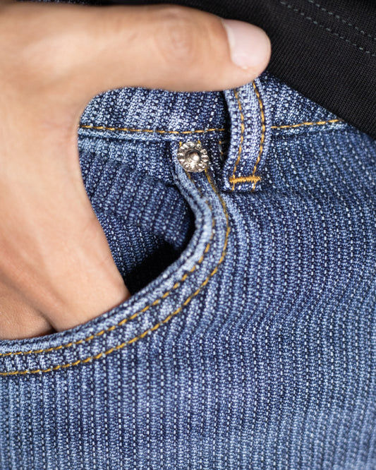 JEAN BAGGY AZUL RAYAS