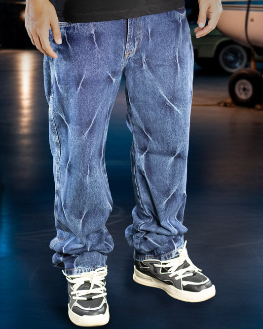 JEAN BAGGY AZUL OSCURO RAYOS