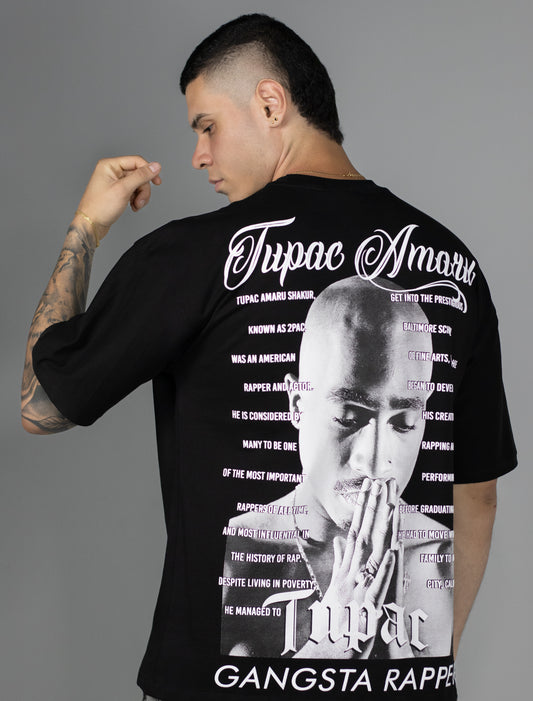 CAMISETA OVERSIZE 2PAC GANGSTA