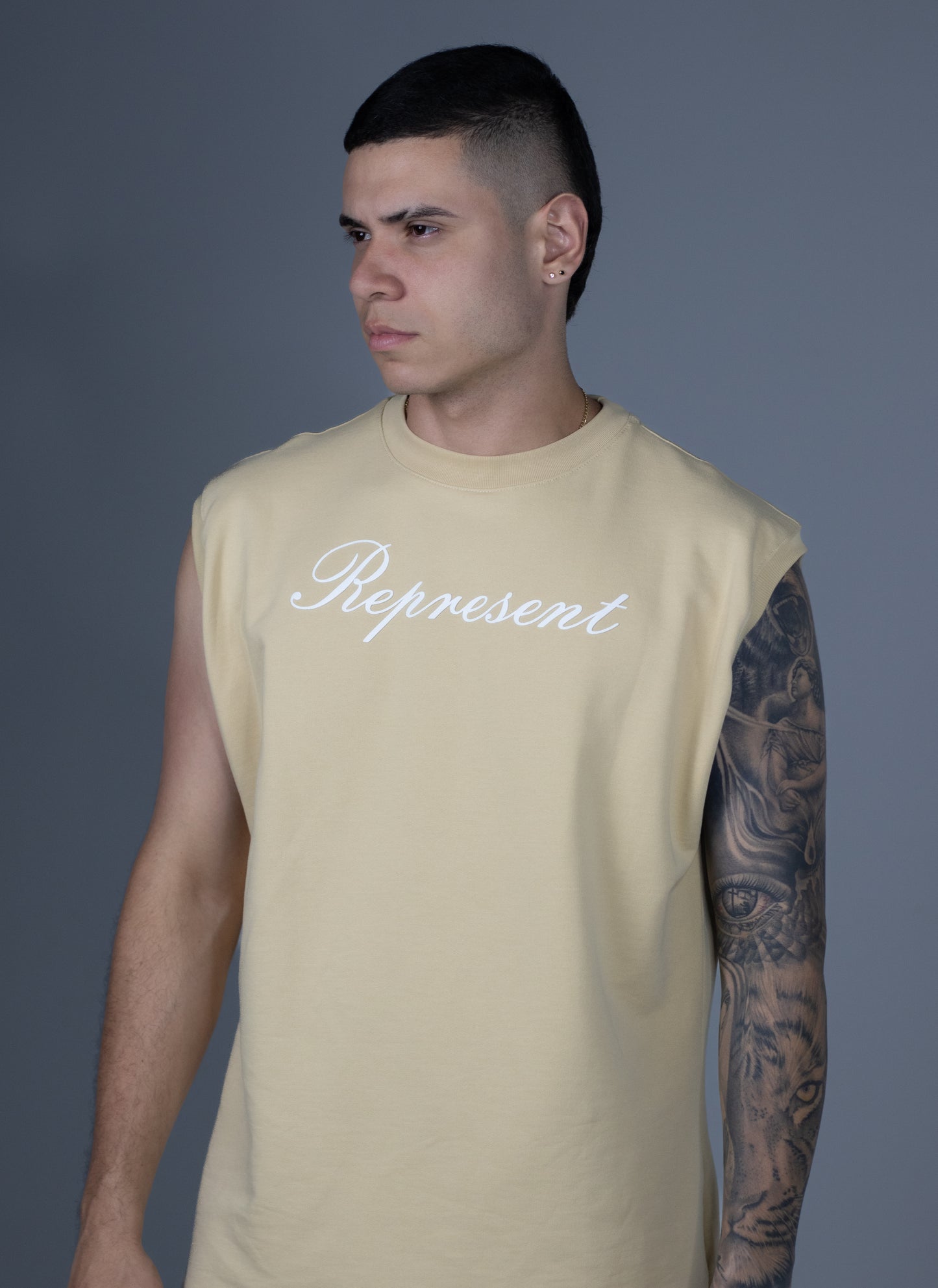 CONJUNTO PERCHADO BEIGE REPRESENT