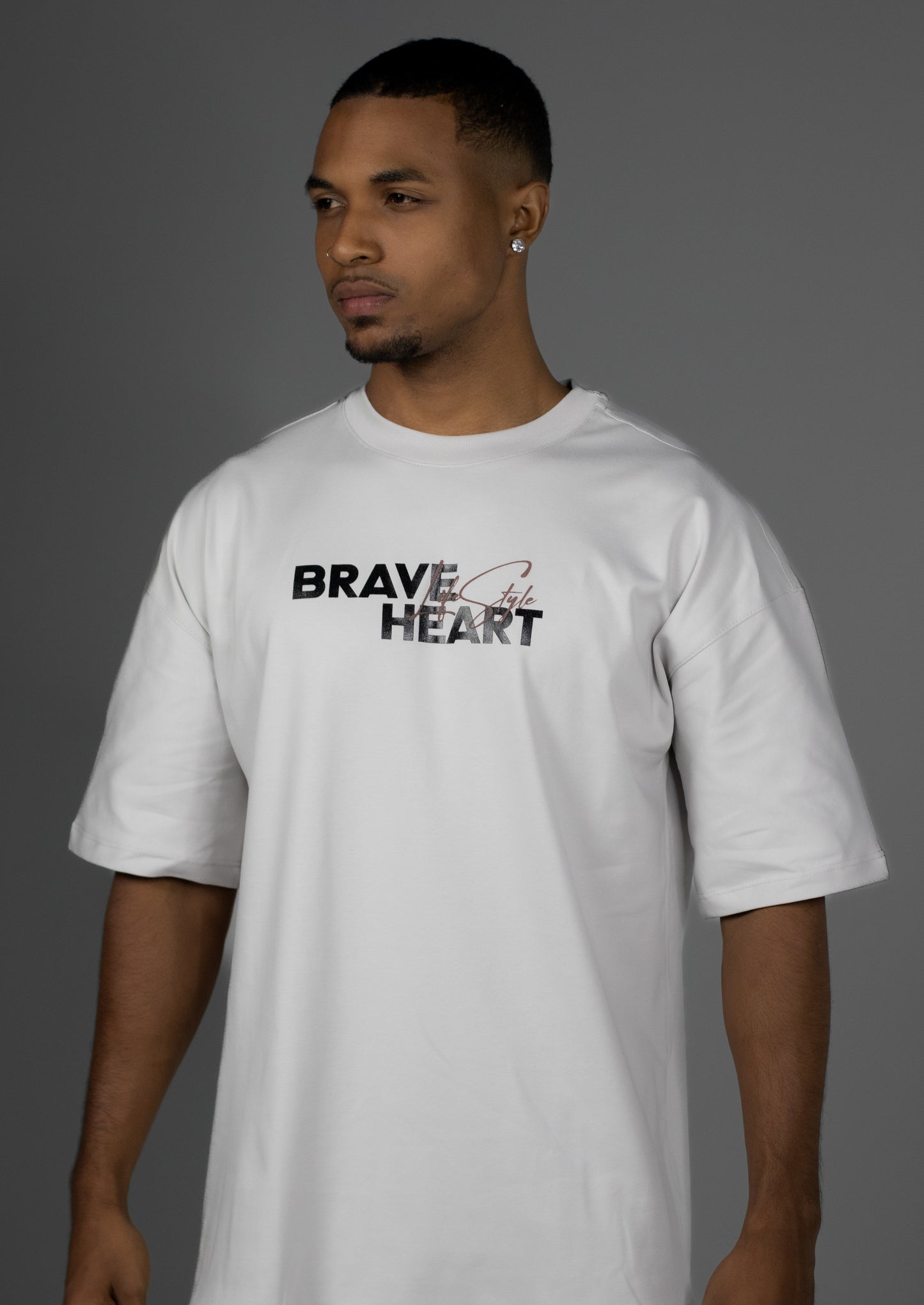 CAMISETA OVERSIZE HUMO 2PAC BRAVE HEART
