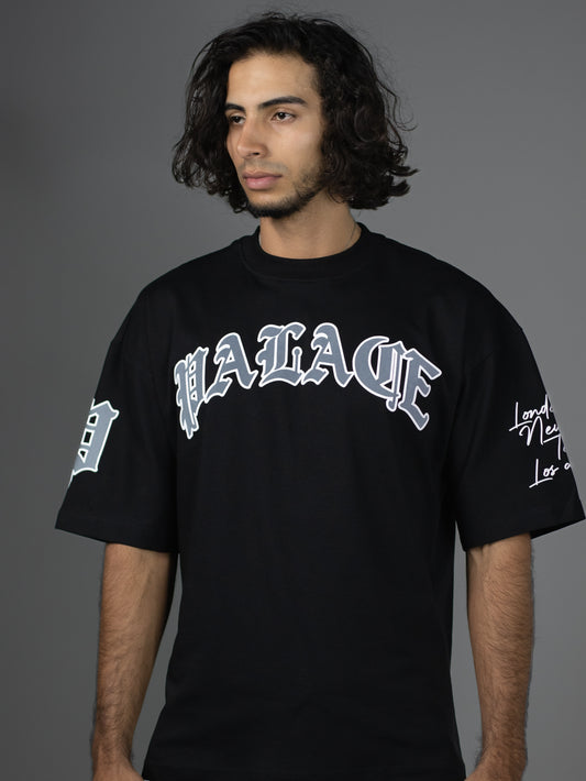 CAMISETA OVERSIZE NEGRO PALACE