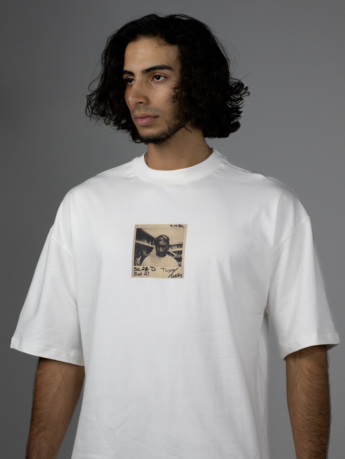 CAMISETA OVERSIZE CRUDO TUPAC SHAKUR