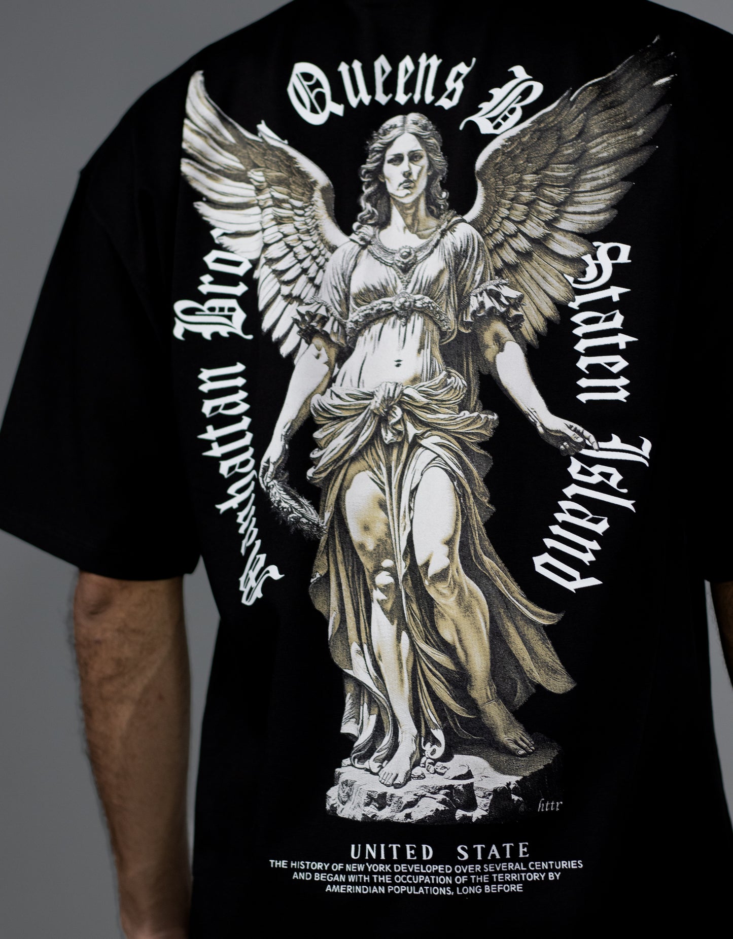 CAMISETA OVERSIZE ANGEL LETRAS