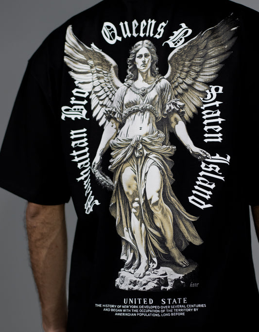 CAMISETA OVERSIZE ANGEL LETRAS
