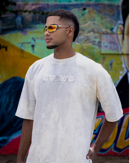 OVERSIZE ACID WASH BRAVE
