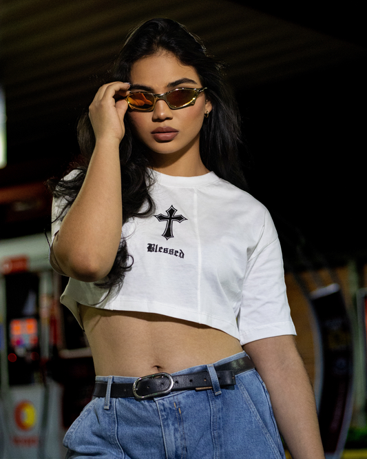 BLUSA OVERSIZE CORTA CRUZ