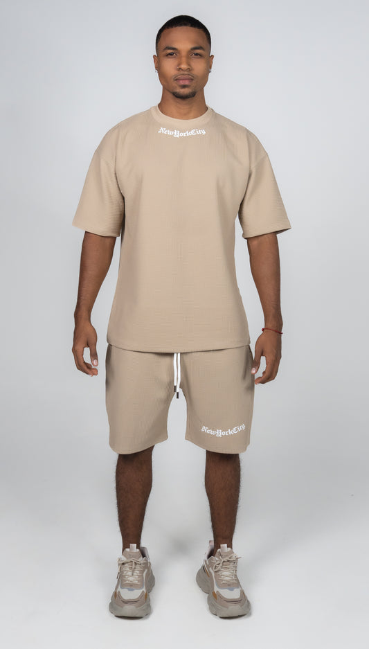 CONJUNTO OVERSIZE BEIGE NEW YORK