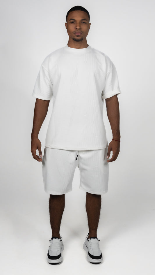 CONJUNTO OVERSIZE BLANCO CUADROS TEX