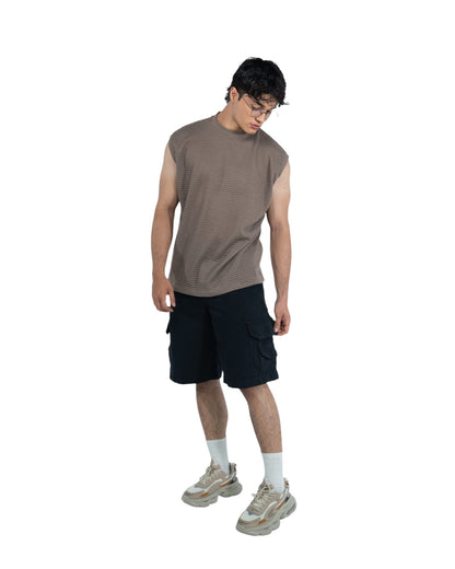 CAMISILLA TEXTURA CAFE