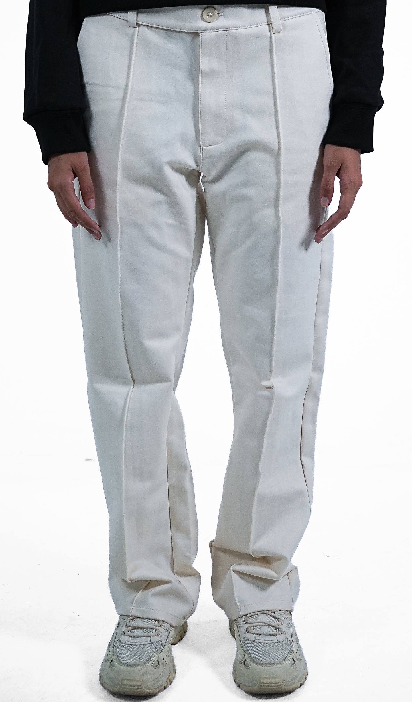 PANTALON DRILL BLANCO MARFIL