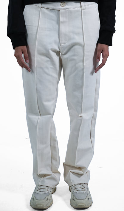 PANTALON DRILL BLANCO MARFIL