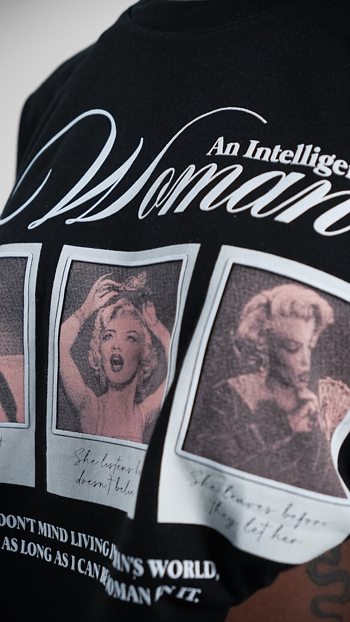 BLUSA NEGRA MARILYN MONROE