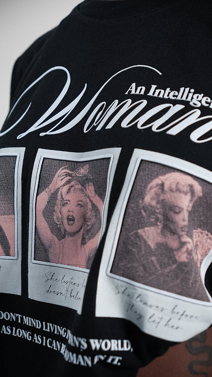 BLUSA NEGRA MARILYN MONROE