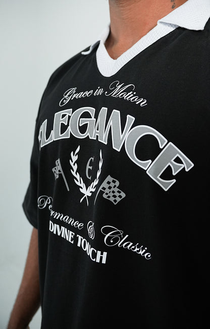 POLO SHIRT NEGRO ELEGANCE