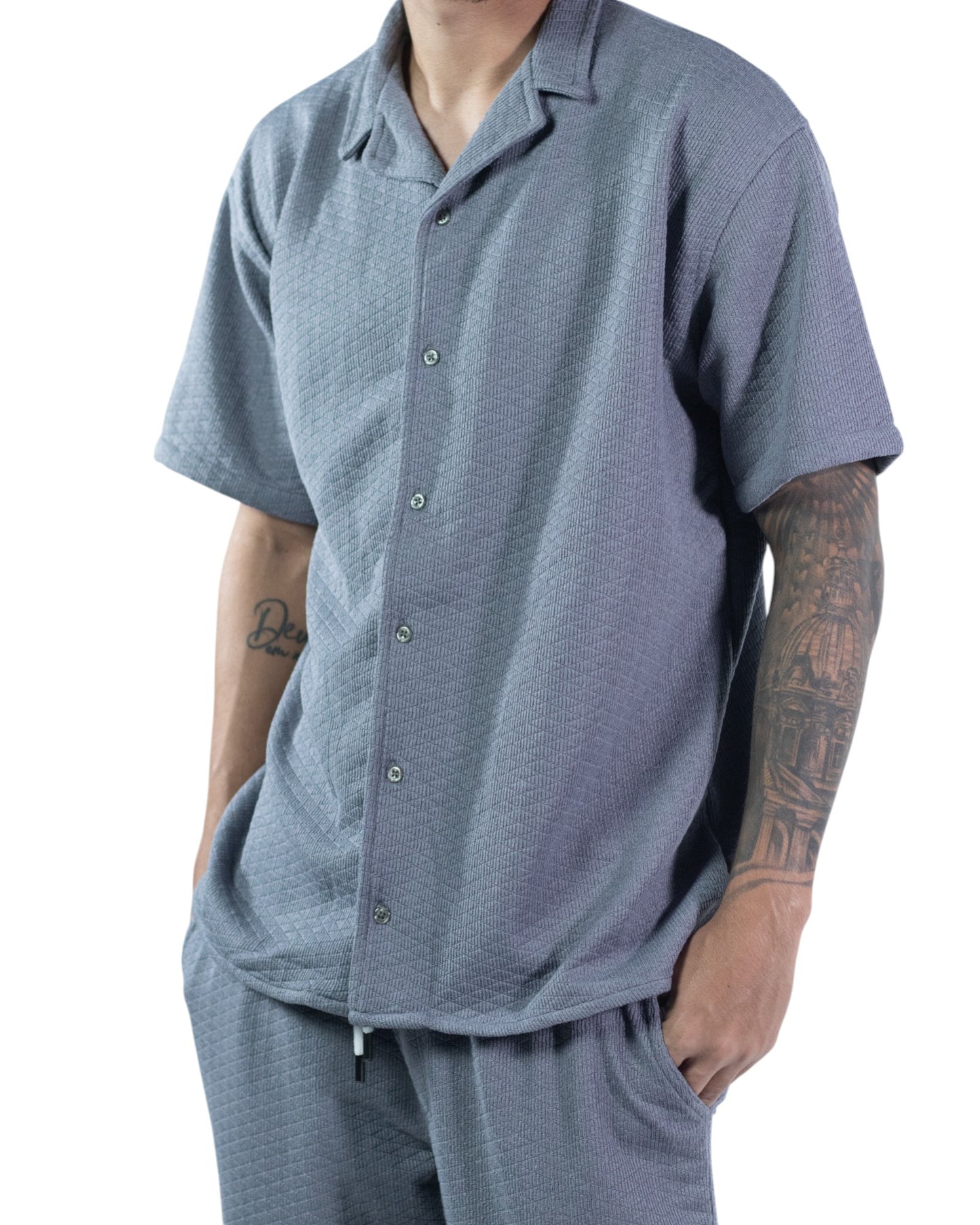 CONJUNTO CAMISA PANTALON AZUL