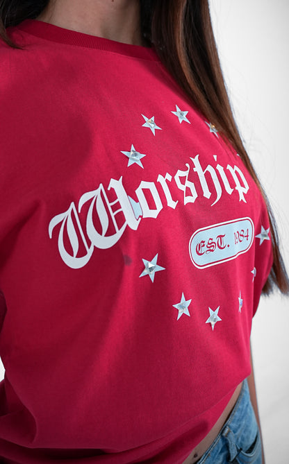 BLUSA ROJA WORSHIP