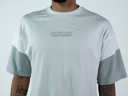 CAMISETA OVERSIZE MANGAS GRIS