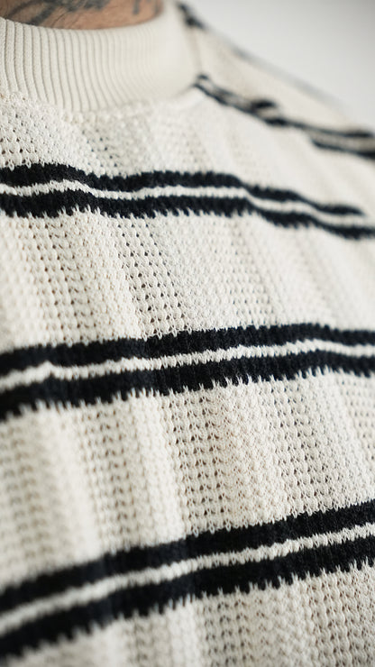 CAMISETA LINEAS OVERSIZE TEXTURA
