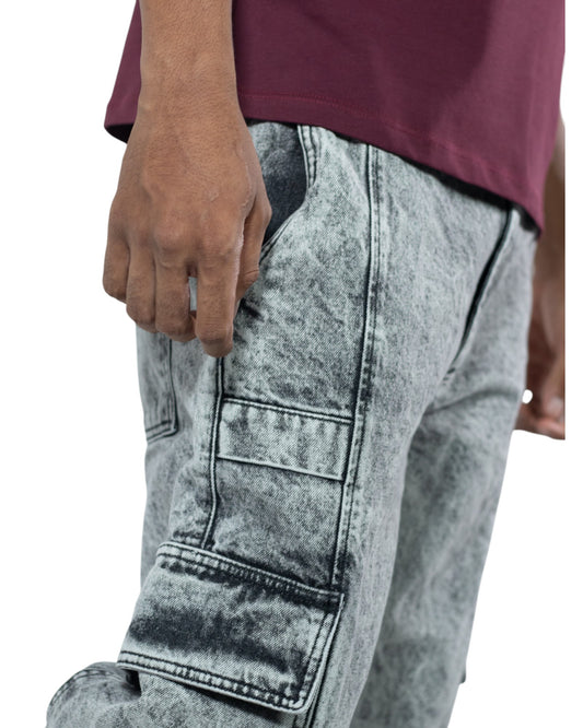 JEAN CARGO GRIS